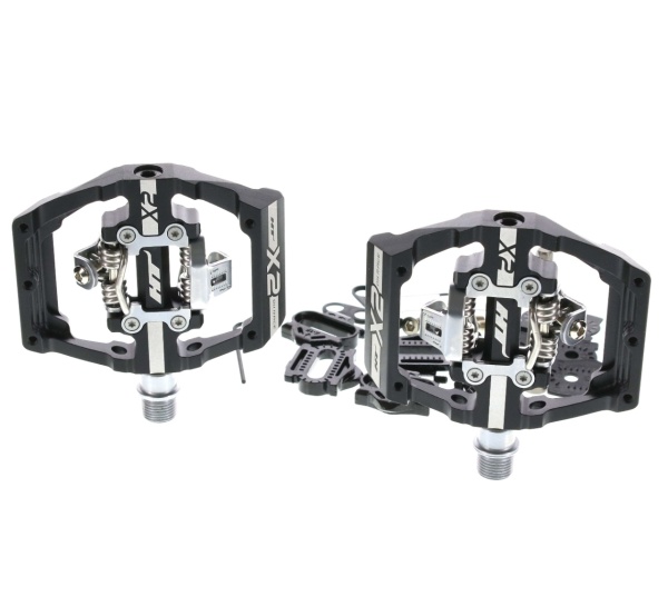 Pedale bicicleta HT X2 Negru
