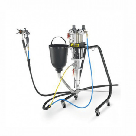Pompa industriala pentru metal si lemn Wagner FineFinish 20-30 Spraypack Stand, Debit material 1.8 l/min
