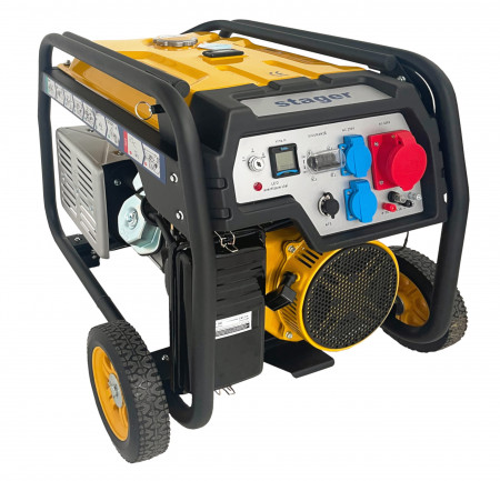 Automatic Generator open-frame 8.5kW, trifazat, benzina, pornire electrica Stager FD 10000E3R