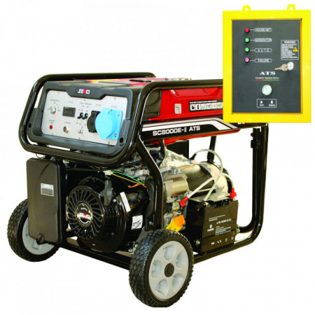 Generator de curent monofazat SC-8000-ATS, Putere max. 7.0 kw