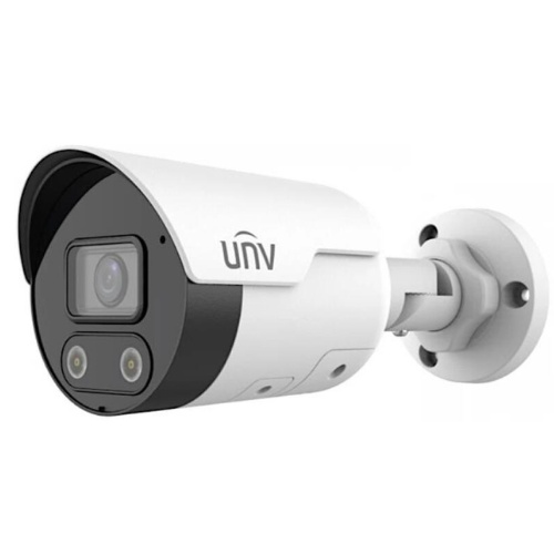 Camera IP 2MP, lumina alba, Smart IR 30M, lentila 2.8mm, Microfon si speaker, IP67, PoE - UNV IPC2122LE-ADF28KMC-WL