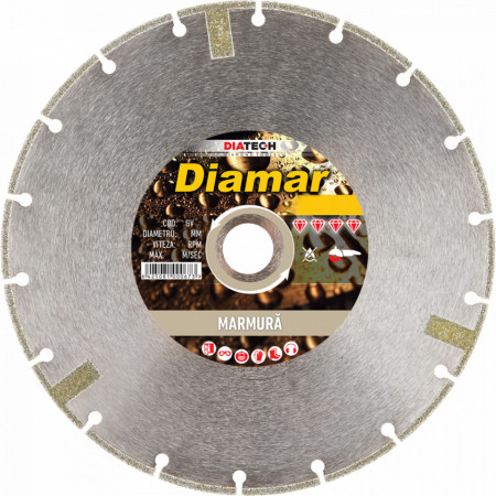 Disc diamantat pentru marmura Diatech DIAMAR 200 mm