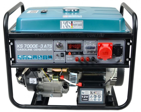 Generator de curent 5.5 kW benzina PRO - Konner & Sohnen - KS-7000E-3-ATS