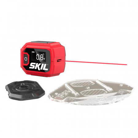 Nivela laser digitala cu linie, lumina rosie (635 nm), 2x1.5V AAA, raza actiune 4.5m SKIL 1900 AA