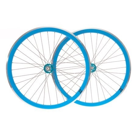 Set Roti Single Speed/Fixie SXT 700-32H 40 mm Albastru