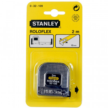Stanley 0-32-109, ruleta ,,roloflex" 2m, blister