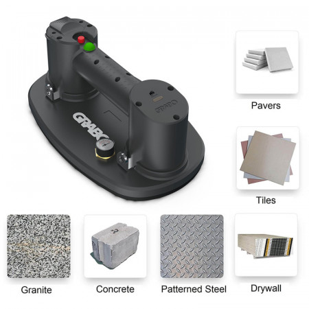Ventuza electrica cu vacuum NEMO Grabo 1 acumulator, 1 garnitura