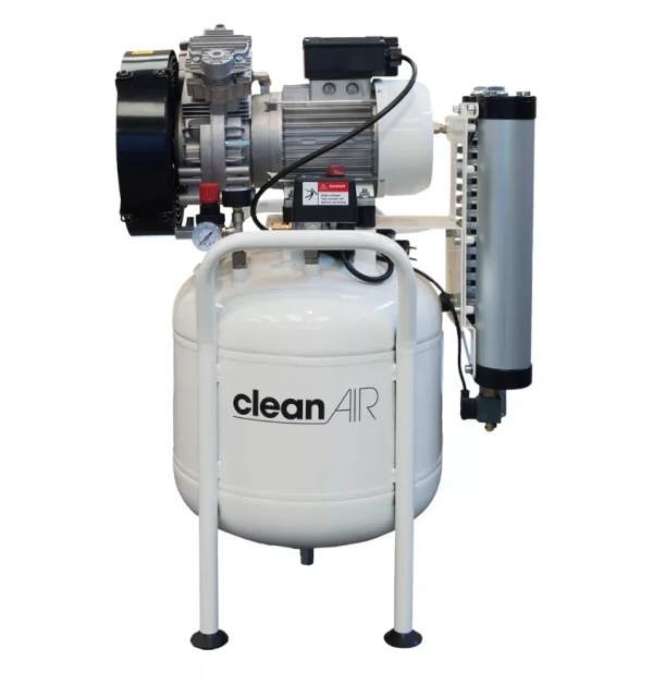 Compresor Medical ABAC CleanAir CLR-15/50T – 50L, 1.1 kW, 8 Bar, Silențios