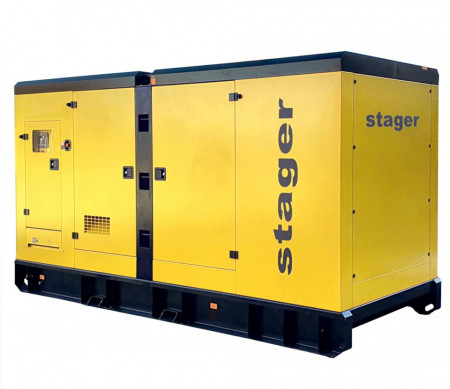 Generator insonorizat Stager YDSD550S3, diesel, trifazat 400kW, 720A, 1500rpm