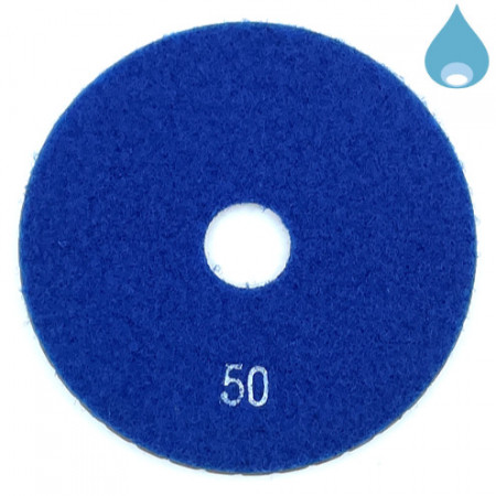 Paduri / dischete diamantate pt. slefuire umeda #50 Ă125mm - DXDY.WETPAD.125.0050