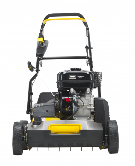 Scarificator si aerator gazon Texas Pro Cut 400TG 2-in-1, benzina, 5CP, reglaj central, latime lucru 400mm
