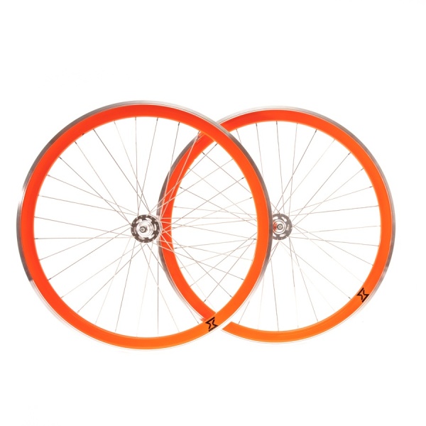 Set Roti Single Speed/Fixie SXT 700-32H 40 mm Portocaliu