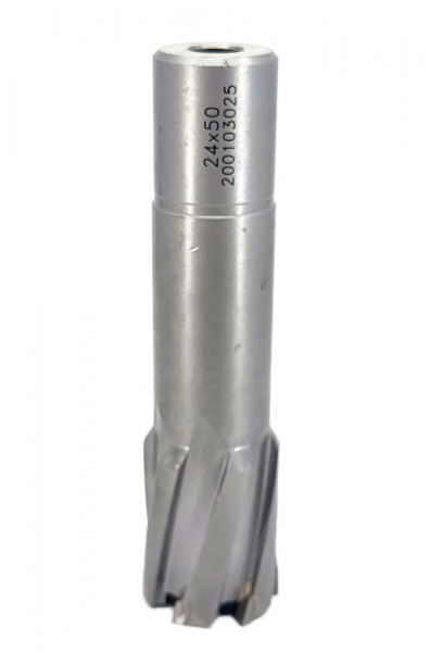 Carota pt. otel din carbura de tungsten, ∅24mm, h=50mm, cu prindere Weldon - DXDY.P-TCT-50.24.W