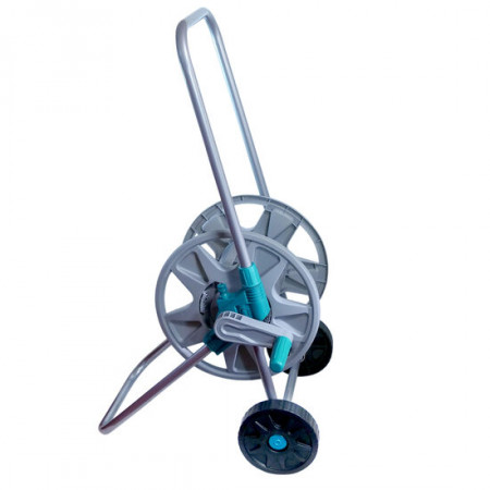 Carucior pentru furtun de gradina, telescopic, 45 m - 1/2", 30 m - 5/8"