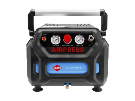 Compresor cu piston, fara ulei - Blue Series 1.1kW, 215 L/min - Rezervor 6 Litri - AirPress-H215/6-36943