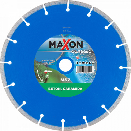 Disc diamantat segmentat MAXON MSZ125C