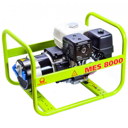 Generator de curent monofazat 6.4 kW Pramac MES8000 motor Honda