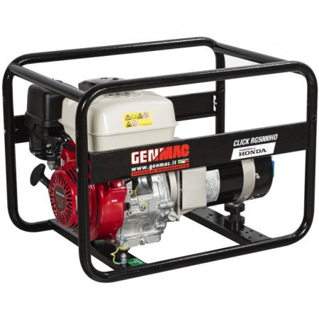 Generator de curent trifazat profesional portabil GENMAC seria Click G7900HO