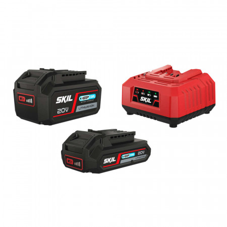 Set incarcator si acumulator SKIL BC1E3114BA „20V Max” (18 V) 2.0Ah+4.0Ah „Keep Cool“ Li-Ion