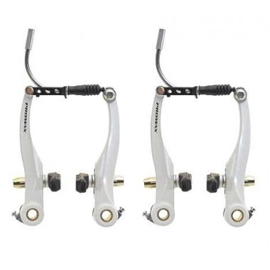 Set V-Brake Aluminiu Promax ( F+R ) Alb