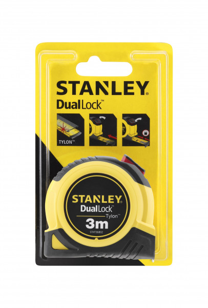 Stanley STHT36802-0, ruleta tylon cu blocare dubla, 3 m, blister