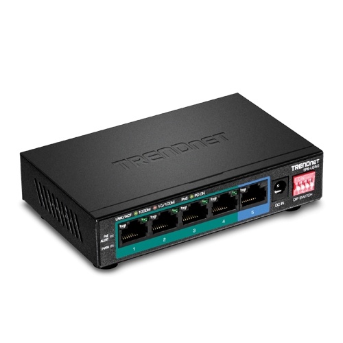 Switch 4 porturi Gigabit Long Range 200m - TRENDnet TPE-LG50