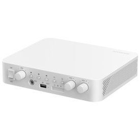 Amplificator IP doua zone, 80W, Alarma, USB, Bluetooth - HIKVISION DS-QAE1A80G1-VB - Img 2