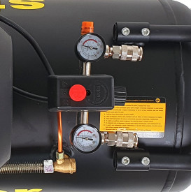 Compresor de aer, 100L, 10bar, 356L/min, monofazat, angrenare directa Stager HM3100V-10 - Img 7