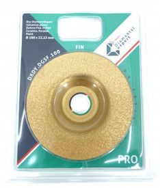 Disc DiamantatExpert Galvanizat pentru Slefuire Fina in Placi Ceramice, Portelan, Piatra 100 x 22,23 mm - DXDY.DGSF.100 - Img 4