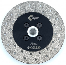 Disc DiamantatExpert lipit in vid pt. taiere si slefuire 125xM14 (mm) Super Premium - DXDY.DVB.125.M14 - Img 1