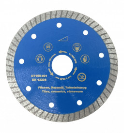 Disc DiamantatExpert pt. Gresie ft. dura, Portelan dur, Granit- Turbo 115x22.2 (mm) Super Premium - DXDH.3957.115.22 - Img 1