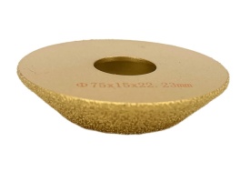 Freza diamantata pentru profilare granit, marmura, gresie, Profil Bizot Jolly, 75x22,23 #45 - DXDY.FPP.BVL15 - Img 2