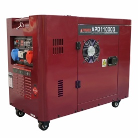 Generator de current insonorizat AiPower APD11000Q putere maxima 7,5 kW 230/400V Diesel ATS inclus - Img 1