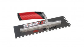 Gletiera dintata cu maner Rubiflex 28cm, 10x10mm - RUBI-74941