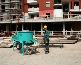 Malaxor planetar materiale de constructii tractabil IMER MIX360 R NEW l 400V 3kW - Img 3