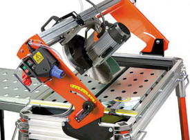 Masina de taiat placi, materiale de constructii 120cm, 2.2kW, PRIME 120S cu laser si roti - Battipav-91201 - Img 3