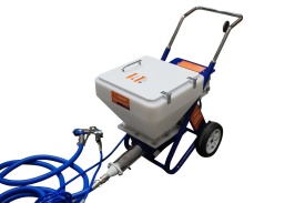 Masina multifunctionala de tencuit, gletuit, izolatii, debit max. 0-15 L/min, 2.2kW Monofazata, 20 bar, cuva 45L - CNO-MFS15 - Img 6