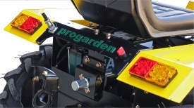 Minitractor V25.1 4x4, 18CP, benzina, hidraulica fata-spate, roti 6.00-12 ProGARDEN Campo T18 - Img 6