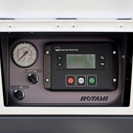 Motocompresor ROTAIR MDVN 26KEco5 2500 l/min/6.5bar motor Kubota25cp tractabil santier+kit sablare - Img 3