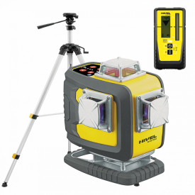 Nivela laser in cruce Nivel System CL4D-R cu trepied SJJM1EX receptor digital RD800