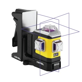 Nivelă Laser Motorizată Nivel System CLx3V MOTOR, Violet 450 nm, 3x360°, Bluetooth - Img 8