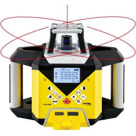 Nivela laser rotativa cu fascicul rosu Nivel System NL640R DIGITAL trepied SJJ32 Stadie LS35 - Img 5