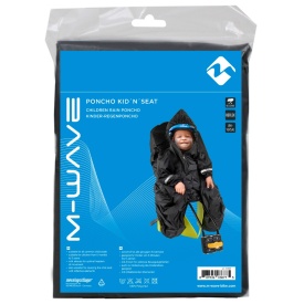 Pelerina Ploaie Copii M-WAVE Negru - Img 3