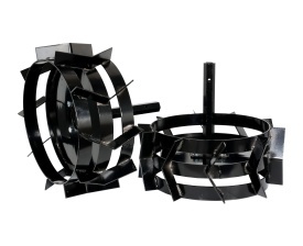 ProGARDEN Set roti metalice 440x180, manicot cu flanse, hex 23mm - Img 2