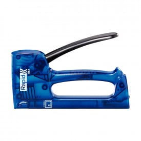 Rapid 20443830, capsator manual R53E, maner ergonomic si piesele de uzura interioare din otel, functional cu capse No. 53, 4-10 mm - Img 1