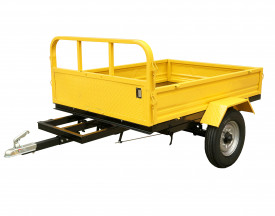 Remorca 600kg minitractor, 1 osie, prindere cupla ProGARDEN Campo RM600CT - Img 1