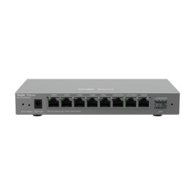 Router 8 porturi RJ45 1 Gbps, 1 port SFP 1 Gbps, 200 clienti, Multi-WAN, Cloud Management - Ruijie RG-EG209GS - Img 1