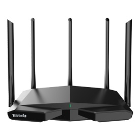 Router Wi-Fi 6e, AX5700 TriBand 2.4/5GHz/6GHz, 861+2402+2402 Mbps, 5x6dBi, 4 x Gigabit - TENDA TND-RX27-PRO - Img 1