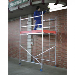 Schela din alumniu Protec XXL 1,2 x 2m, inaltime lucru 4,3m
