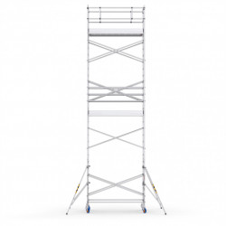 Schela mobila profesionala din aluminiu inaltime de lucru 9,8m ProTUBE L10, schela aluminiu